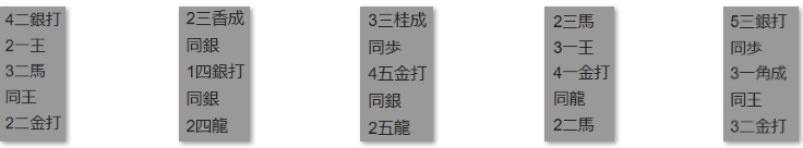 フルーツメール詰将棋解答