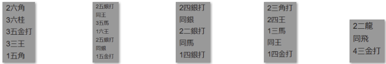 フルーツメール詰将棋解答