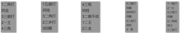 フルーツメール詰将棋解答