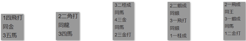 フルーツメール詰将棋解答